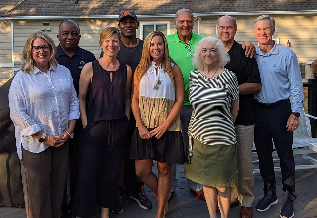 Claiborne with other board members of the Community Foundation of Greater Clemson